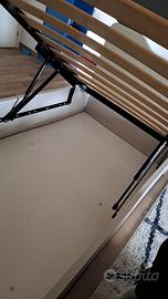 Letto singolo contenitore & materasso