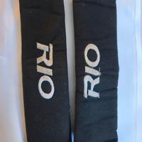 coppia di copri cinture di sicurezza kia rio