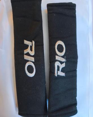coppia di copri cinture di sicurezza kia rio