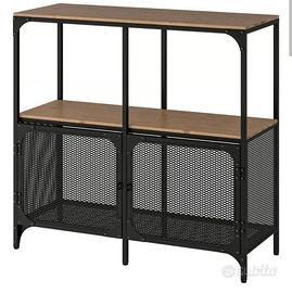 Scaffale nero FJÄLLBO 100x95