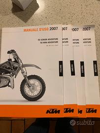 LIBRI DI USO E MANUTENZIONE KTM 50 CROSS