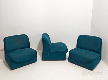 Set di 3 Poltrone di Afra & Tobia Scarpa