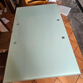 Tavolo vetro allungabile