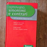 Dizionario sinonimi e contrari scuole elementari