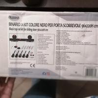 2 binari per porta scorrevole