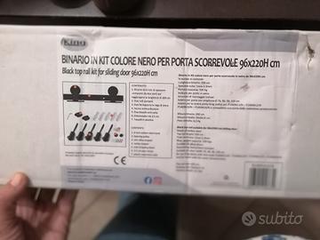 2 binari per porta scorrevole