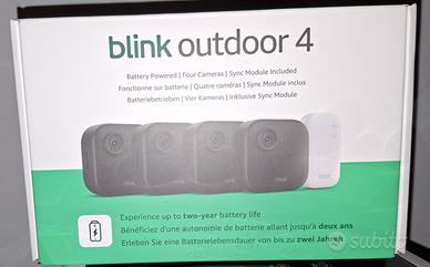 4 TELECAMERE VIDEOSORVEGLIANZA NUOVE SIGILLATE