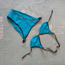 Bikini turchese vintage – Taglia 44 – Nuovo