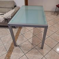 Tavolo vetro allungabile