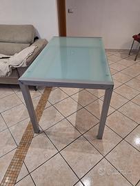 Tavolo vetro allungabile