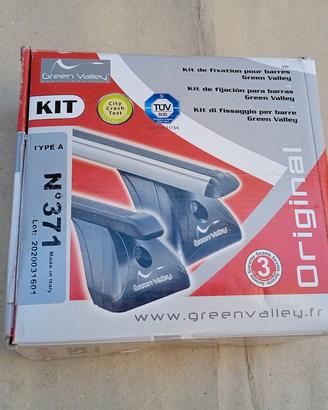 KIT fissaggio barre tetto OPEL Corsa PEUGEOT 208