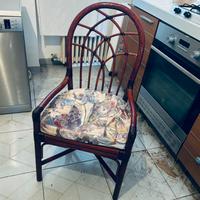 Sedie in canna di bambu’