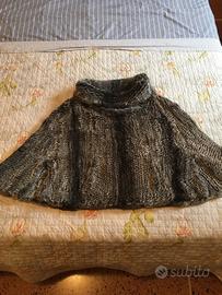 Cappa-poncho in lapin