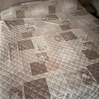 Copriletto matrimoniale shabby. Nuovo.