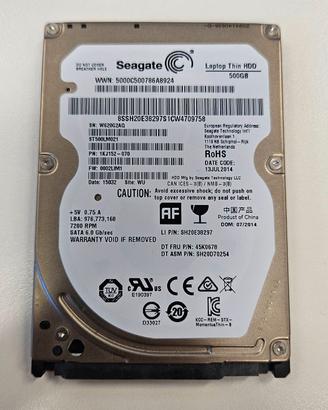Hard Disk Segate HDD 500GB SATA 2.5