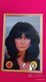 Renato Zero Quadro specchio anni 80 serigrafia