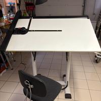 Tavolo da disegno professionale 1985