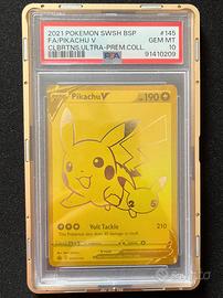 Pikachu V SWSH145 Promo Black Star PSA 10 Pokemon