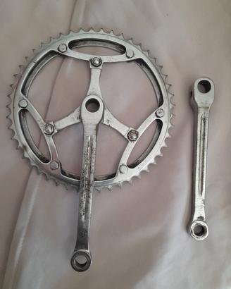 guarnitura bici corsa epoca 