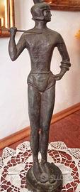 statuetta in bronzo guerriero etrusco