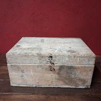 Baule Antico in Legno – Cassa Rustica Primi ’900