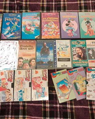 VHS vari, in blocco, per gruppo o singoli