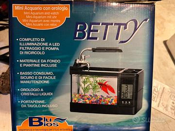 Mini acquario orologio