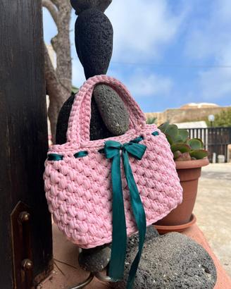 Borsa fatta a mano uncinetto