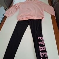 Completo felpa e leggins