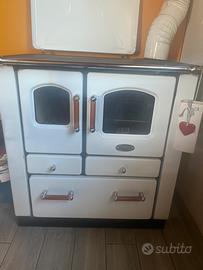 Cucina a legna con forno Sideros-completa di tubi