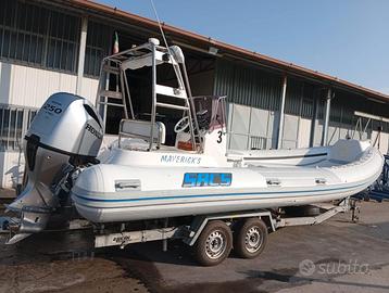 Gommone SACS 25 + Honda BF250 versione elettronica