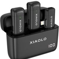 Microfoni a clip wireless per iPhone con custodia