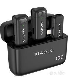 Microfoni a clip wireless per iPhone con custodia