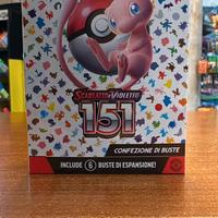 Bundle 6 bustine pokemon 151 sealed