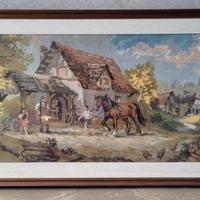 Quadro vintage a mezzo punto