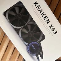 Dissipatore a liquido nzxt kraken x63 280 mm
