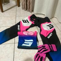Tuta moto cross Shot racegear
