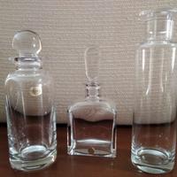 Bottiglie cristallo Rosenthal e Atlantis