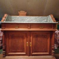 Toeletta con  specchiera anni trenta