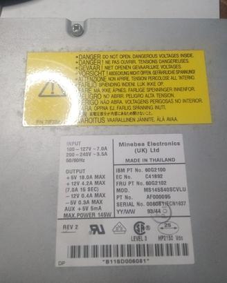 IBM alimentatore 