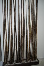 Separé bambu' etnico con sassi