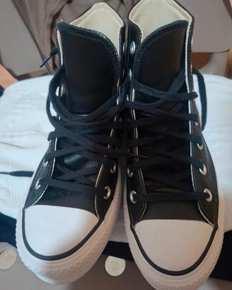 Scarpe Converse All Star  in pelle numero 39 