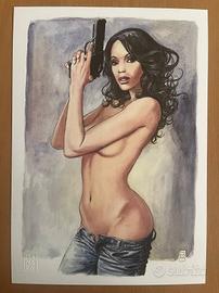Omaggio a Rosario Dawson di Milo Manara