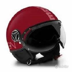 Casco momo fgtr evo red / light pink