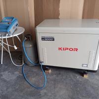 Gruppo elettrogeno 7.5kva gas