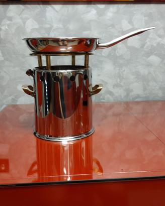 Set lampada flambeau con padella