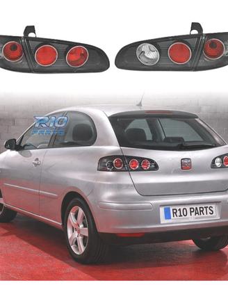 FANALI SEAT IBIZA 6L 02-08 FONDO NERO