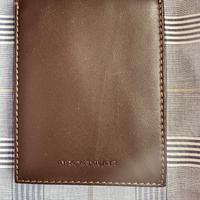 PORTAFOGLIO UOMO BROCHURE IN VERA PELLE