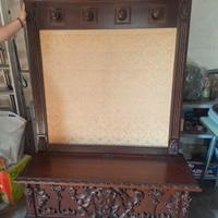 panca con attaccapanni 