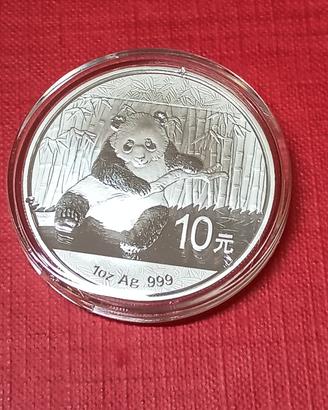 Panda  Cina 1 oz silver 999/1000 anno 2014